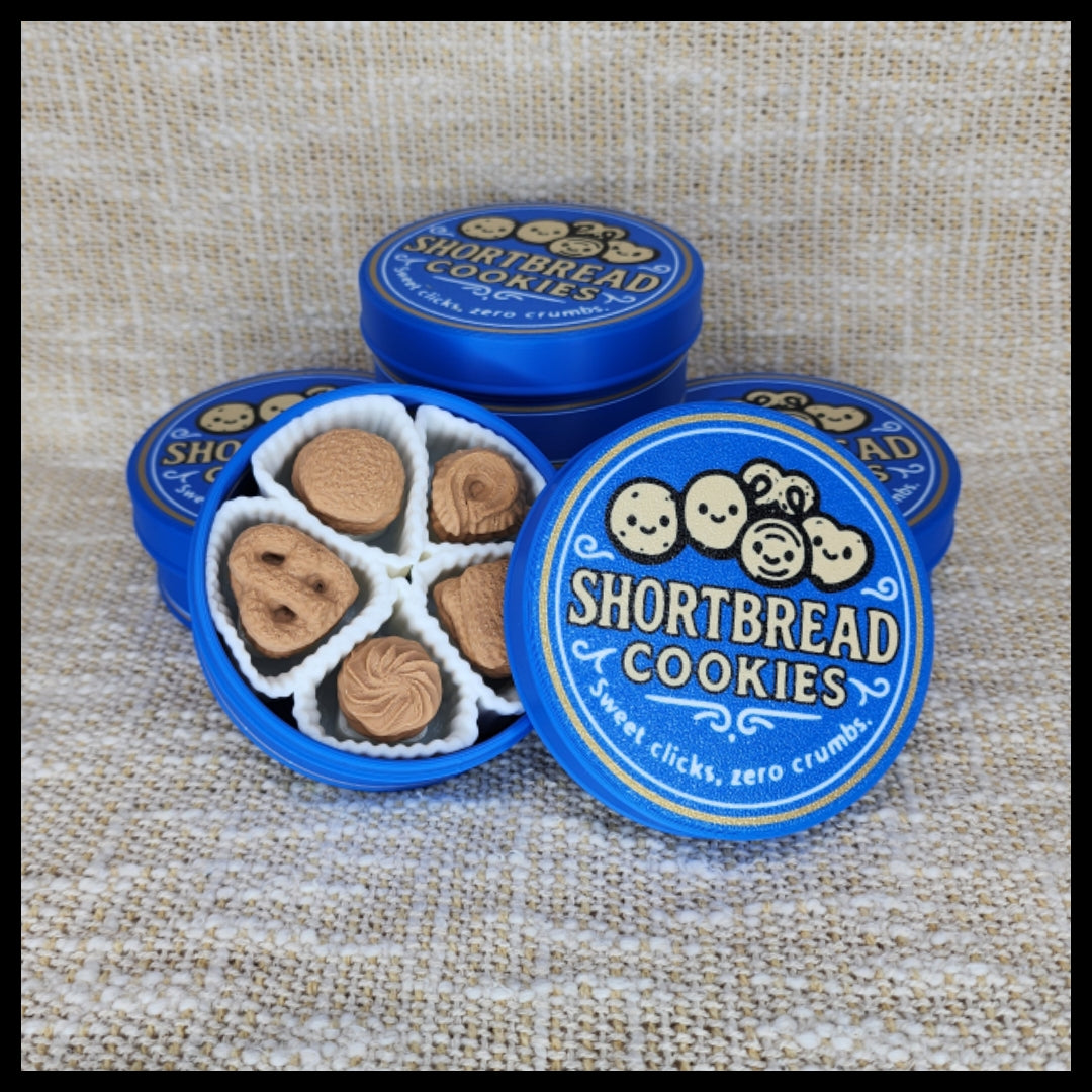 Cookie Tin Clicker Fidget (5 Switch)