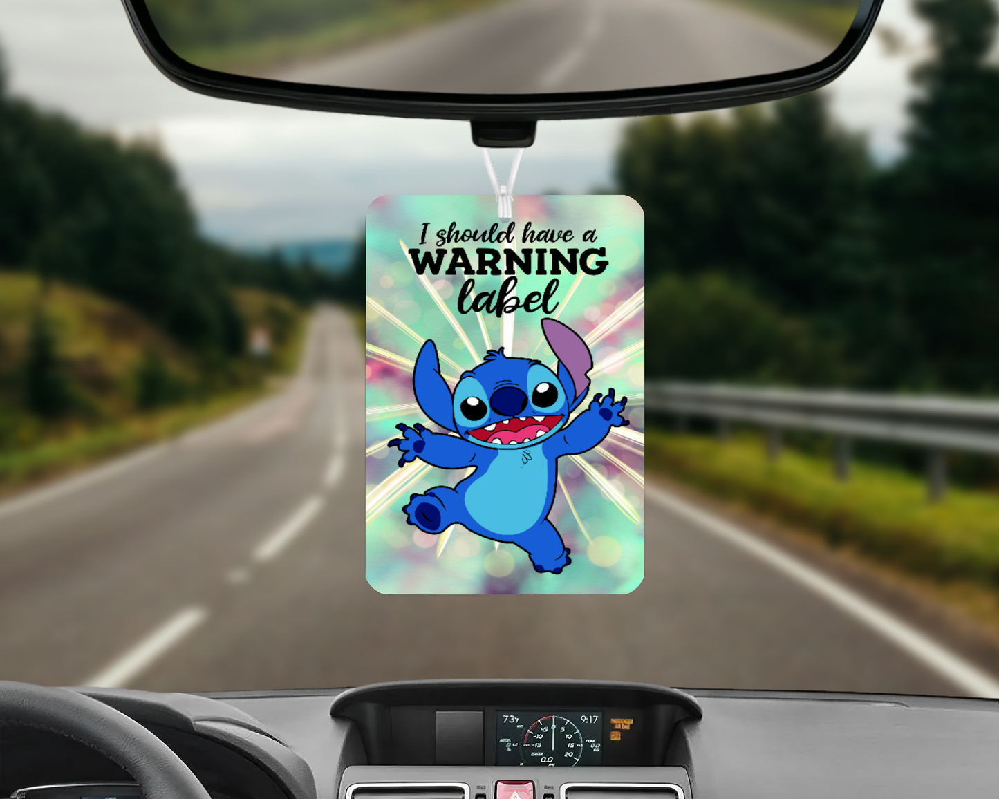 Blue Alien Warning