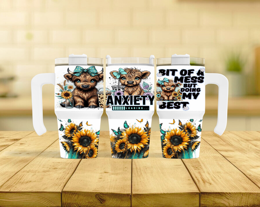 COW ANXIETY 20oz Mini with handle