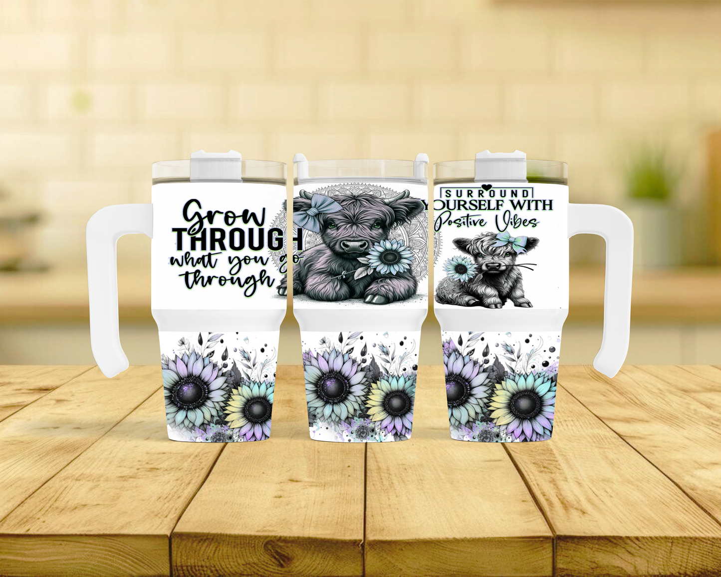 COW GROW THROUGH 20oz Mini with handle