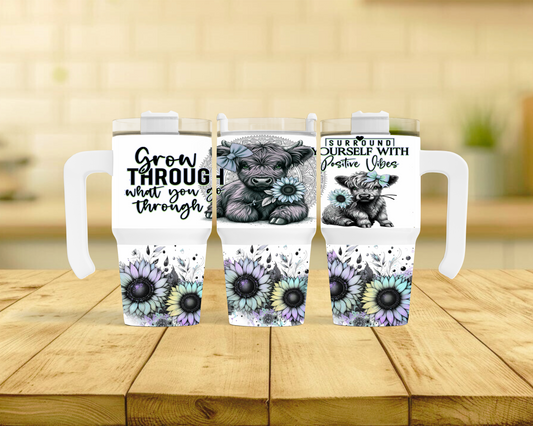COW GROW THROUGH 20oz Mini with handle