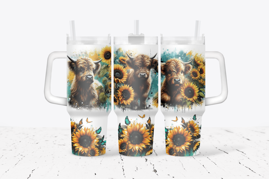 Cow Sunflowers