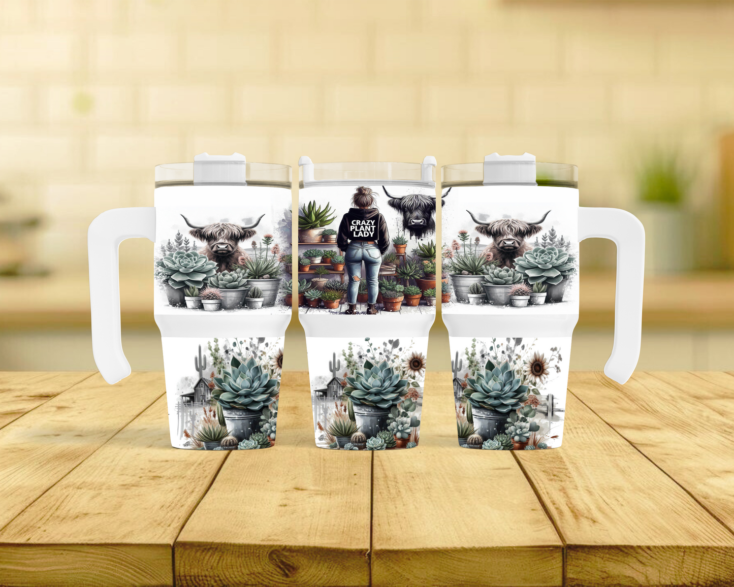CRAZY PLANT LADY 20oz Mini with handle