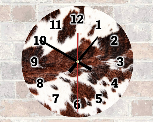 Cow Print Brown/White