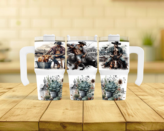 SAVE A HORSE 20oz Mini with handle