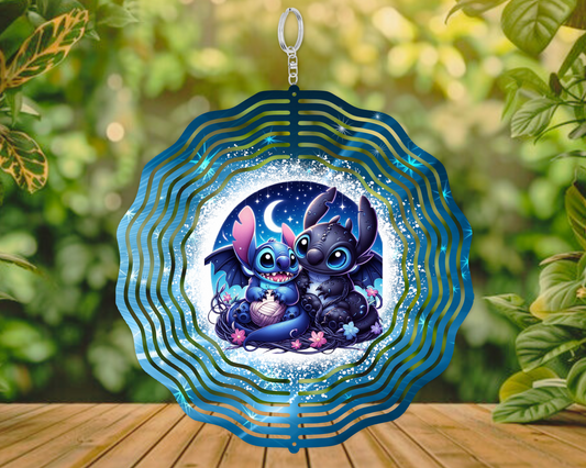 Blue Alien & Black Dragon